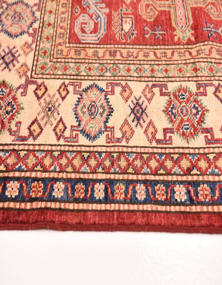 Detail image of  5' 9 x 8' 2  Hand Knotted Kazak Oriental Rug