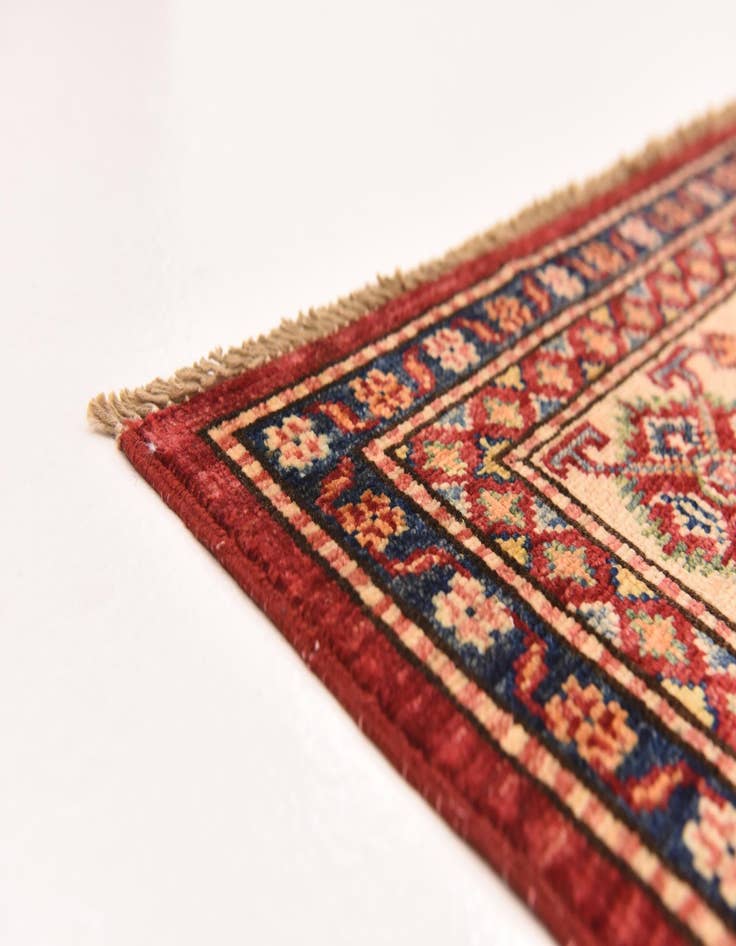 Detail image of  5' 9 x 8' 2  Hand Knotted Kazak Oriental Rug