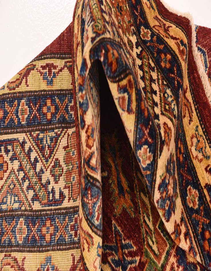 Detail image of  5' 8 x 7' 7  Hand Knotted Kazak Oriental Rug