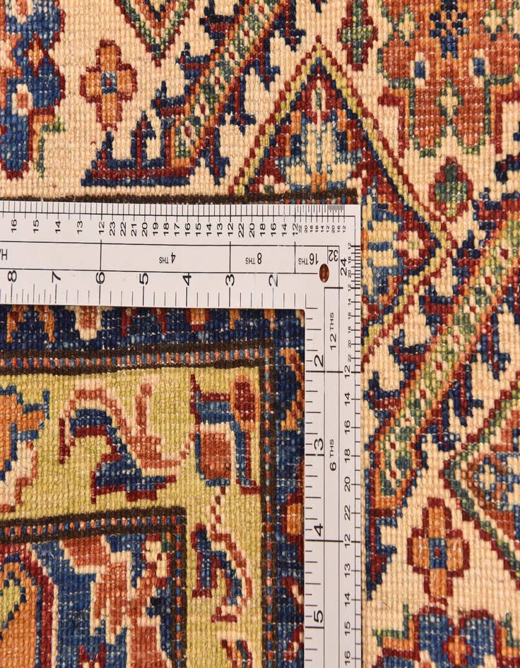 Detail image of  5' 8 x 7' 7  Hand Knotted Kazak Oriental Rug