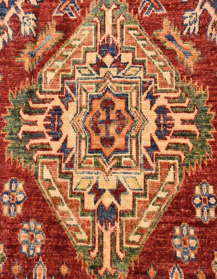 Detail image of  5' 8 x 7' 7  Hand Knotted Kazak Oriental Rug