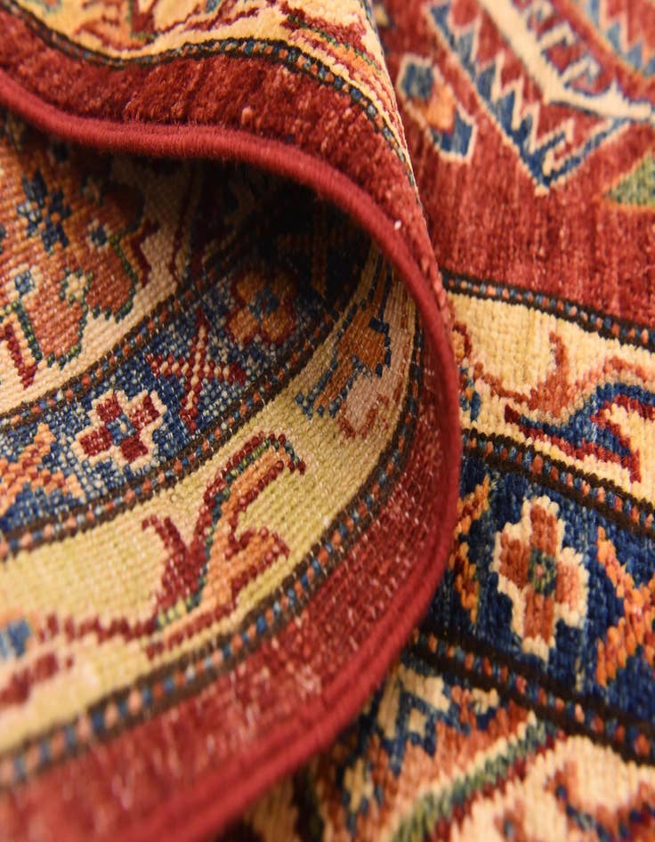 Detail image of  5' 8 x 7' 7  Hand Knotted Kazak Oriental Rug