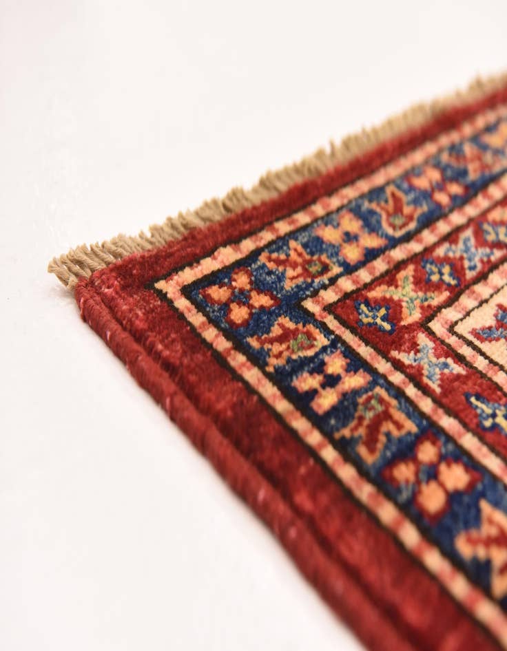 Detail image of  5' 8 x 7' 10  Hand Knotted Kazak Oriental Rug