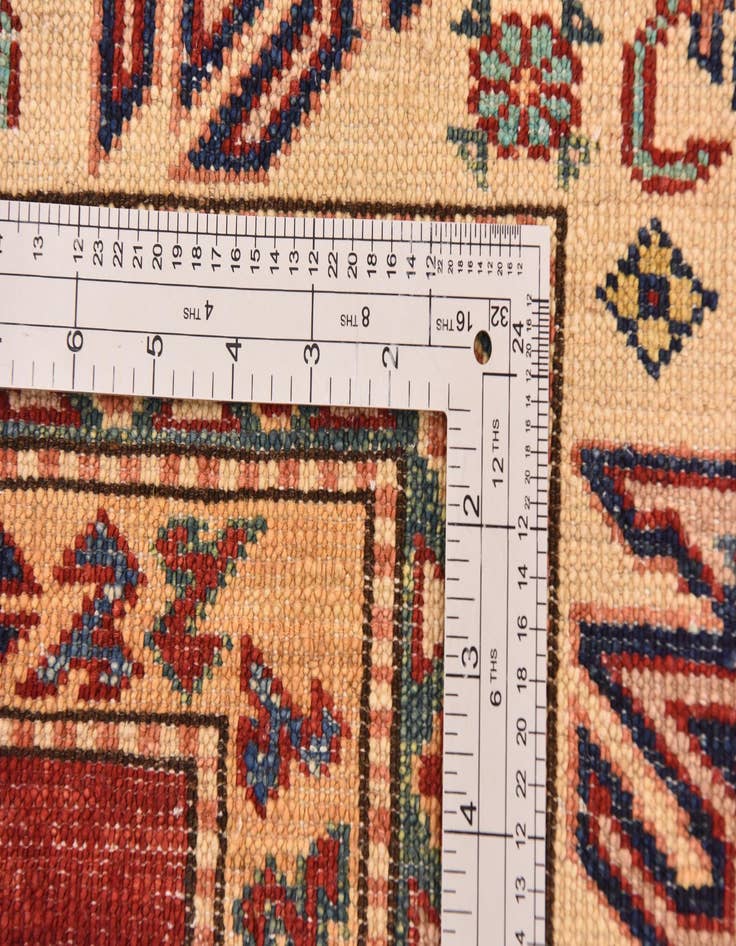 Detail image of  5' 7 x 8' 2  Hand Knotted Kazak Oriental Rug