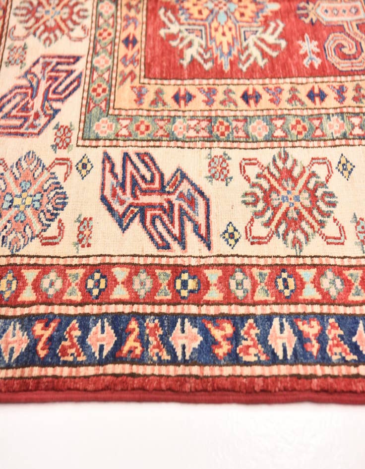 Detail image of  5' 7 x 8' 2  Hand Knotted Kazak Oriental Rug