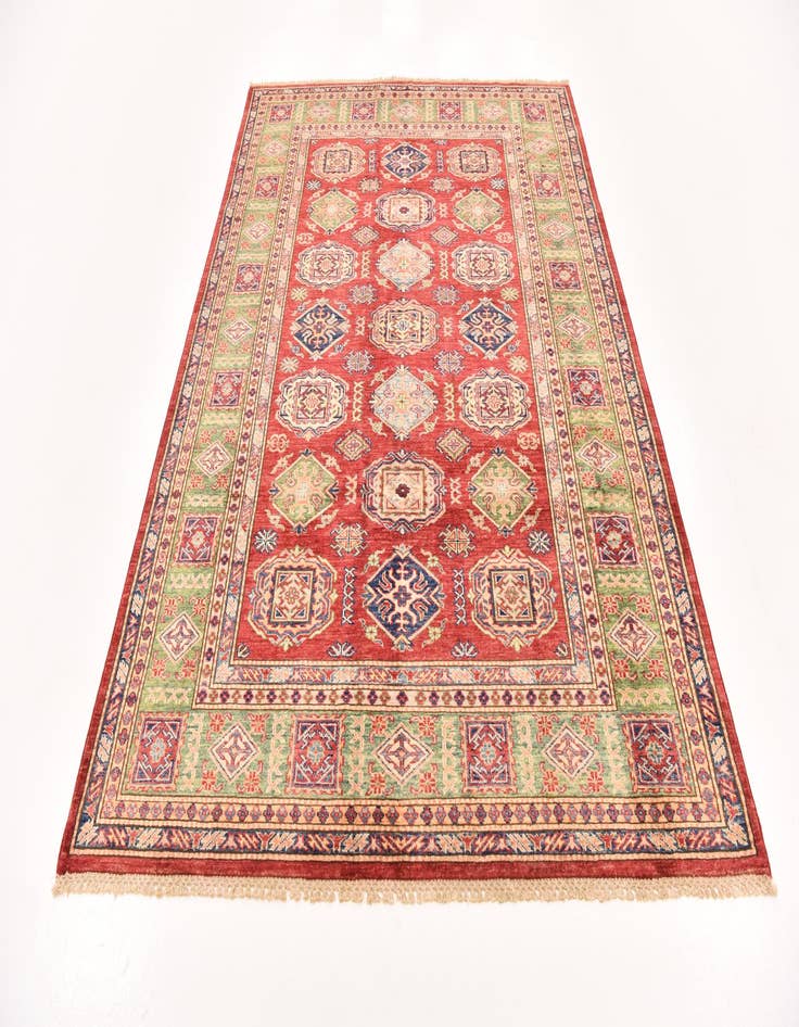 Detail image of  5' 6 x 8'  Hand Knotted Kazak Oriental Rug