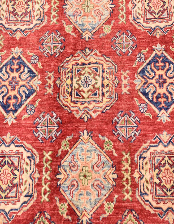 Detail image of  5' 6 x 8'  Hand Knotted Kazak Oriental Rug
