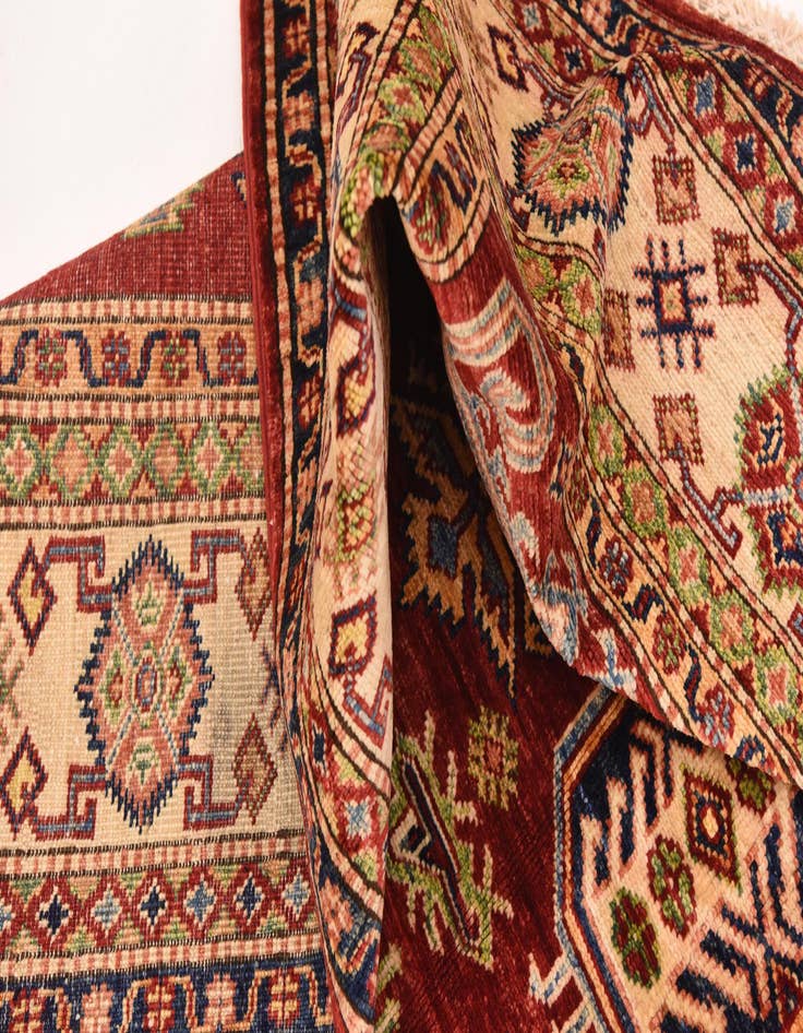 Detail image of  5' 7 x 7' 11  Hand Knotted Kazak Oriental Rug
