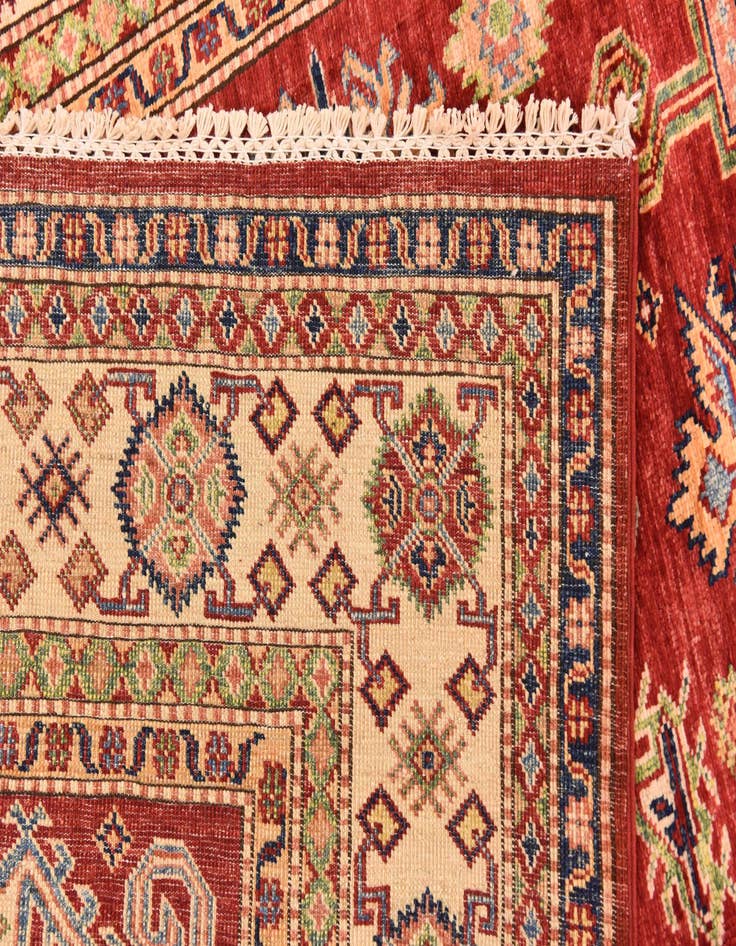 Detail image of  5' 7 x 7' 11  Hand Knotted Kazak Oriental Rug