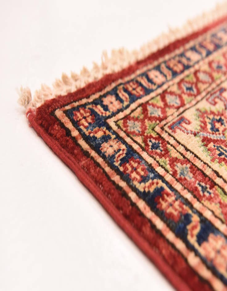 Detail image of  5' 7 x 7' 11  Hand Knotted Kazak Oriental Rug