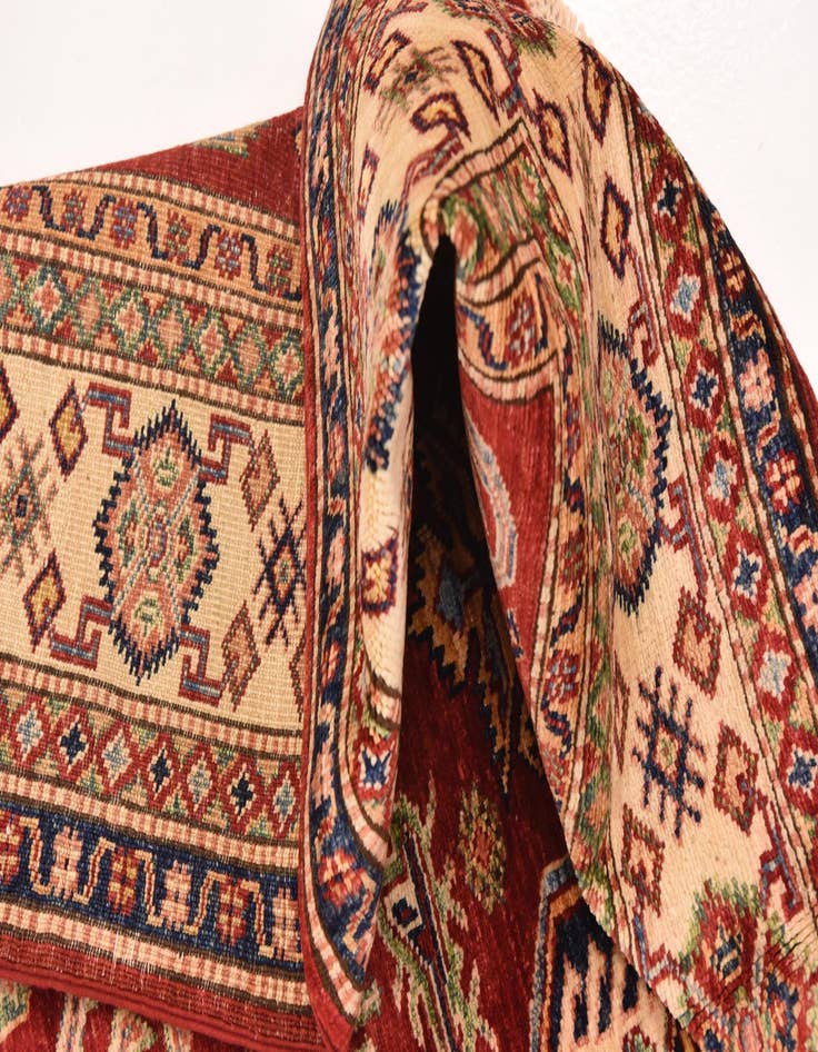 Detail image of  5' 6 x 7' 10  Hand Knotted Kazak Oriental Rug