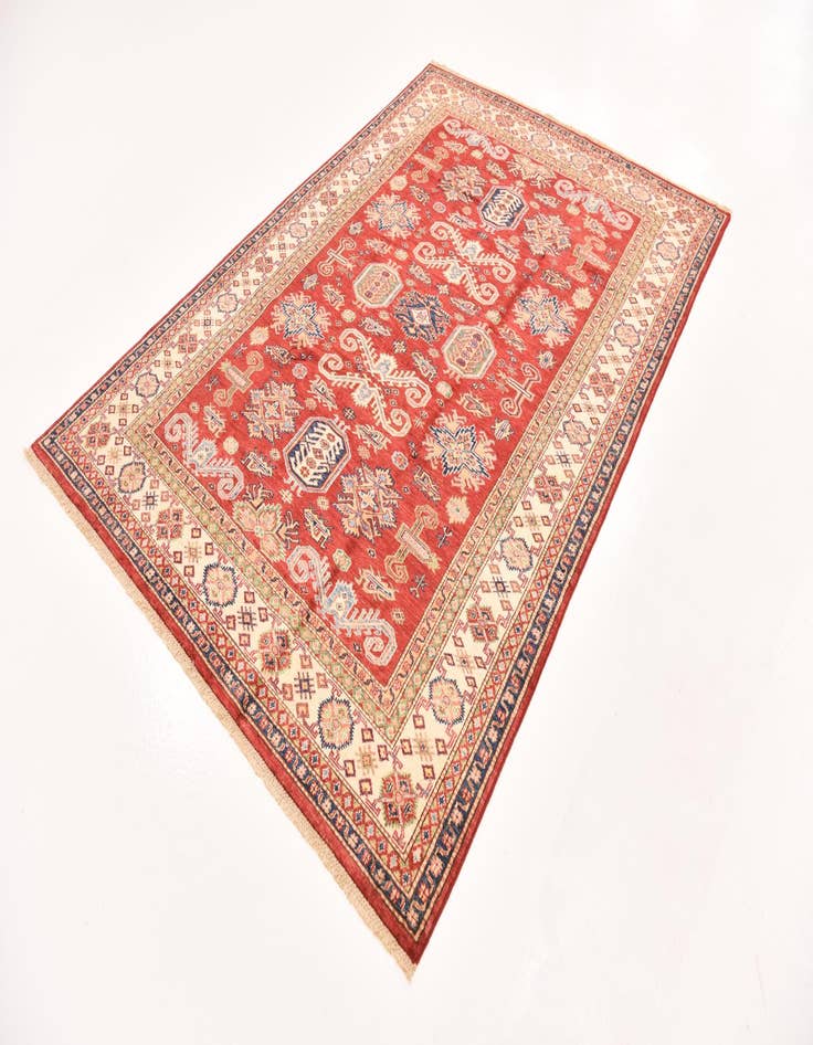 Detail image of  5' 6 x 7' 10  Hand Knotted Kazak Oriental Rug