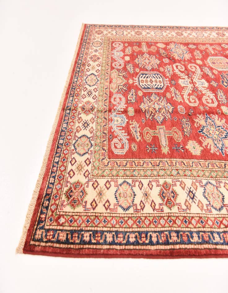 Detail image of  5' 6 x 7' 10  Hand Knotted Kazak Oriental Rug