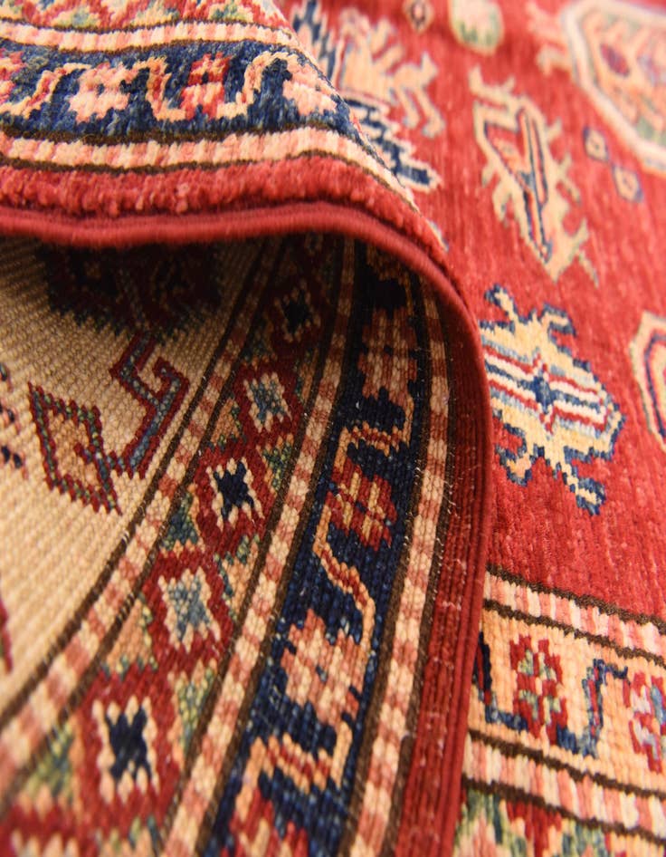 Detail image of  5' 6 x 7' 10  Hand Knotted Kazak Oriental Rug