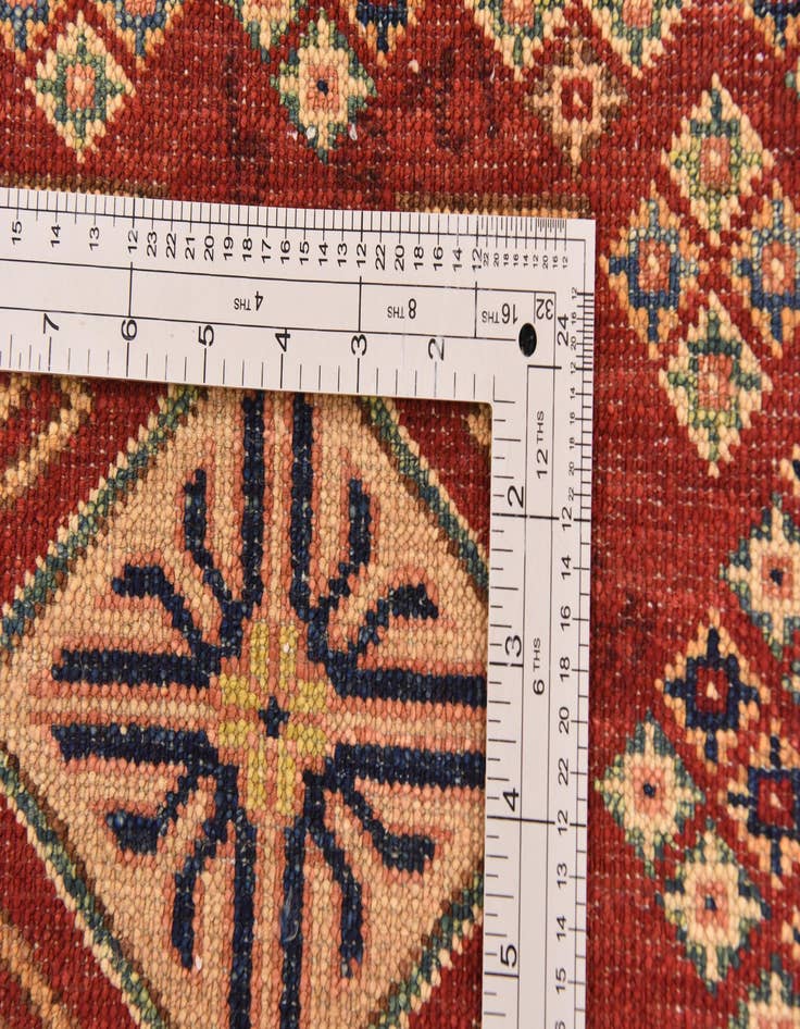 Detail image of  5' 8 x 7' 11  Hand Knotted Kazak Oriental Rug
