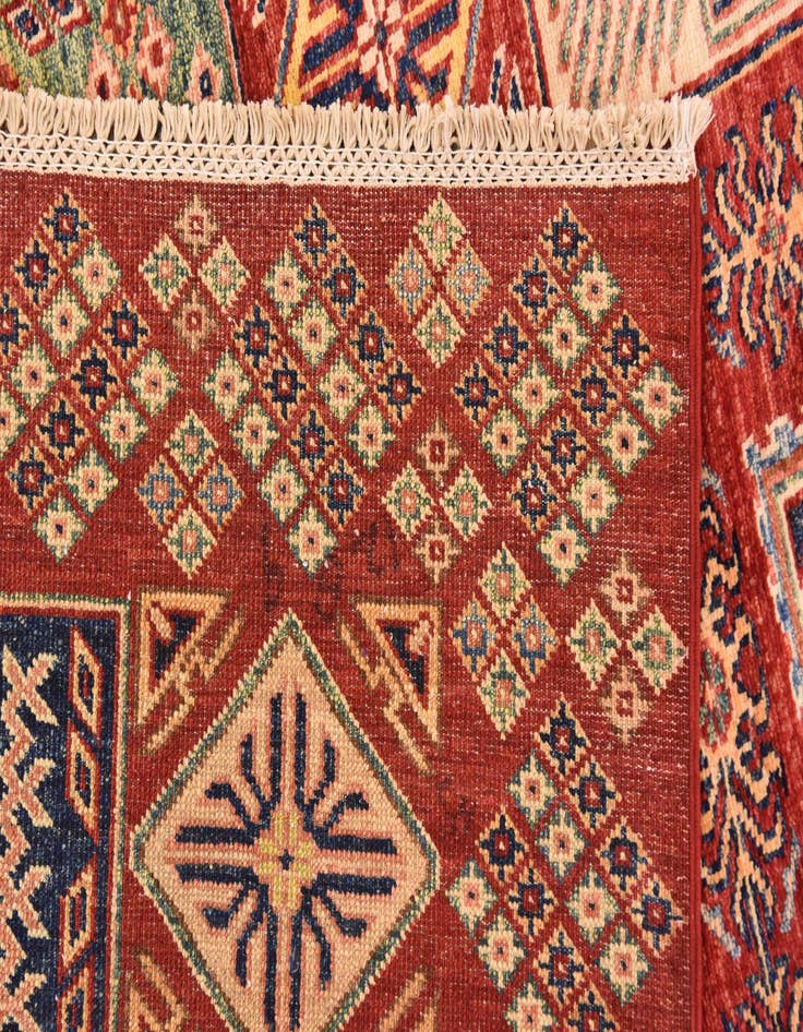 Detail image of  5' 8 x 7' 11  Hand Knotted Kazak Oriental Rug