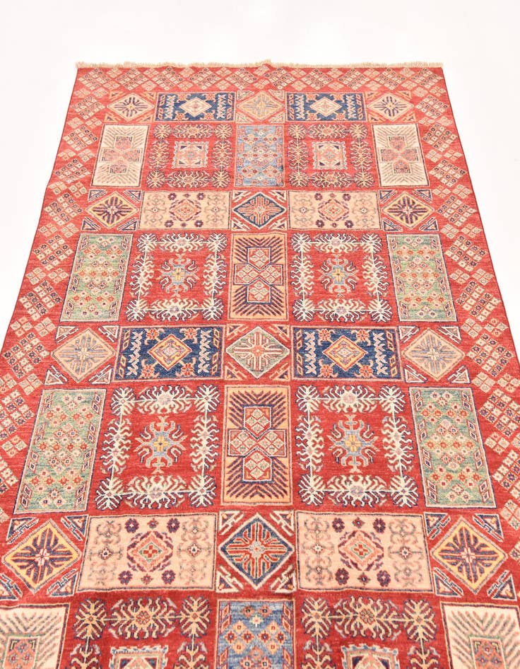 Detail image of  5' 8 x 7' 11  Hand Knotted Kazak Oriental Rug