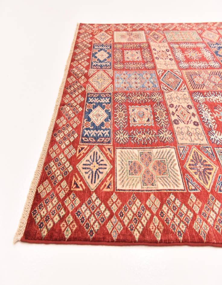 Detail image of  5' 8 x 7' 11  Hand Knotted Kazak Oriental Rug