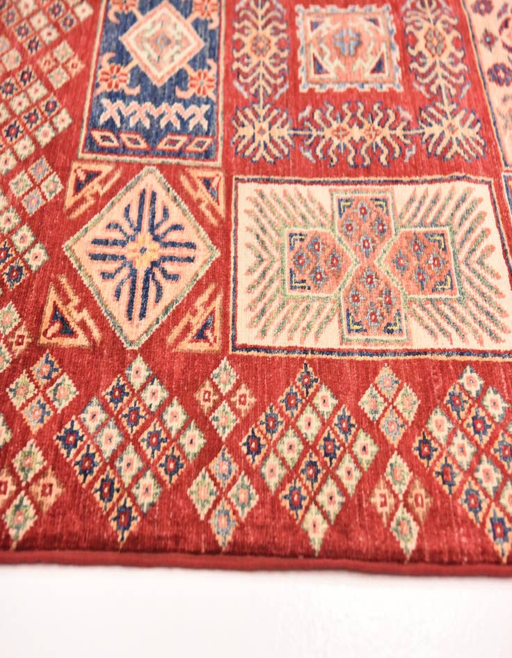 Detail image of  5' 8 x 7' 11  Hand Knotted Kazak Oriental Rug