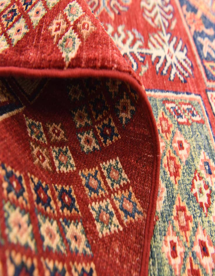 Detail image of  5' 8 x 7' 11  Hand Knotted Kazak Oriental Rug