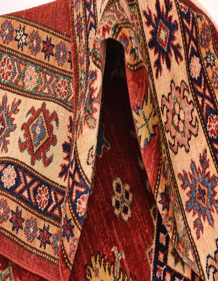 Detail image of  5' 10 x 8' 1  Hand Knotted Kazak Oriental Rug