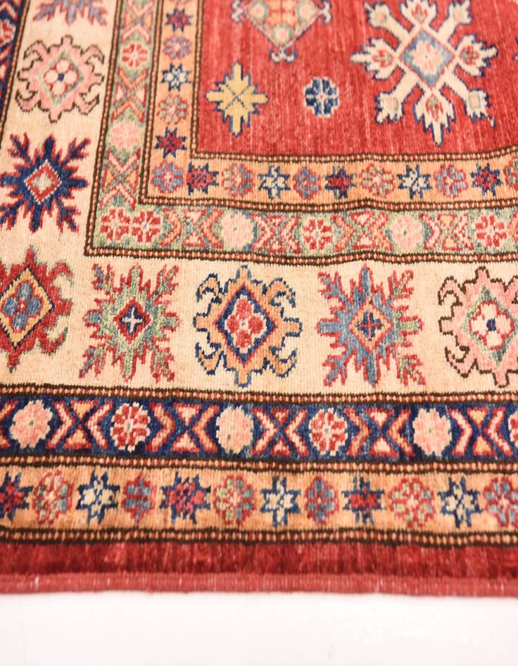 Detail image of  5' 10 x 8' 1  Hand Knotted Kazak Oriental Rug