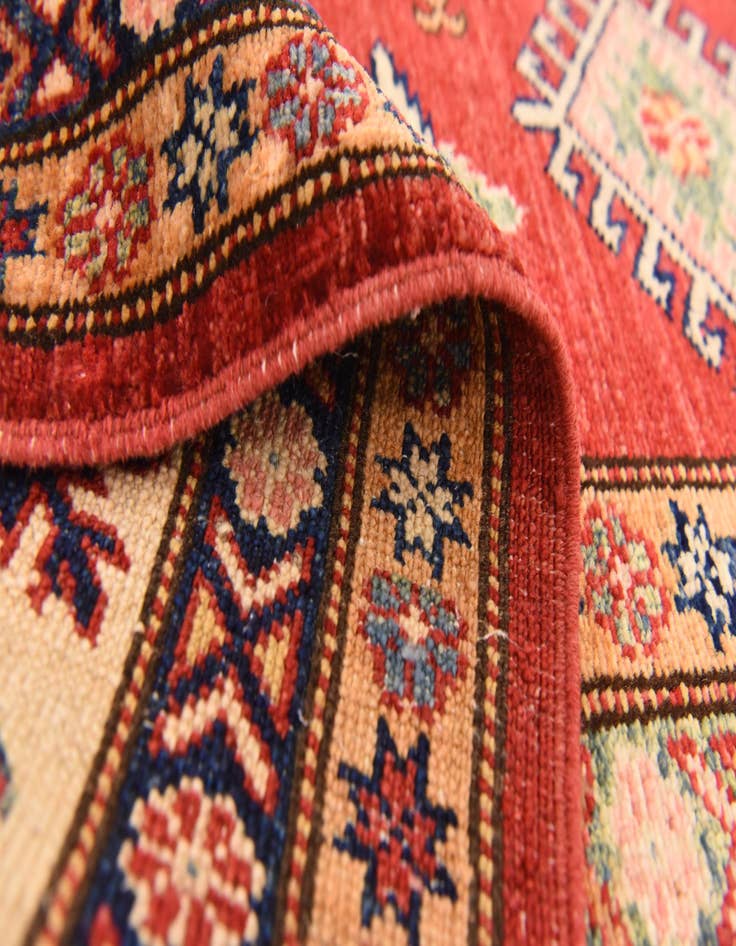 Detail image of  5' 10 x 8' 1  Hand Knotted Kazak Oriental Rug