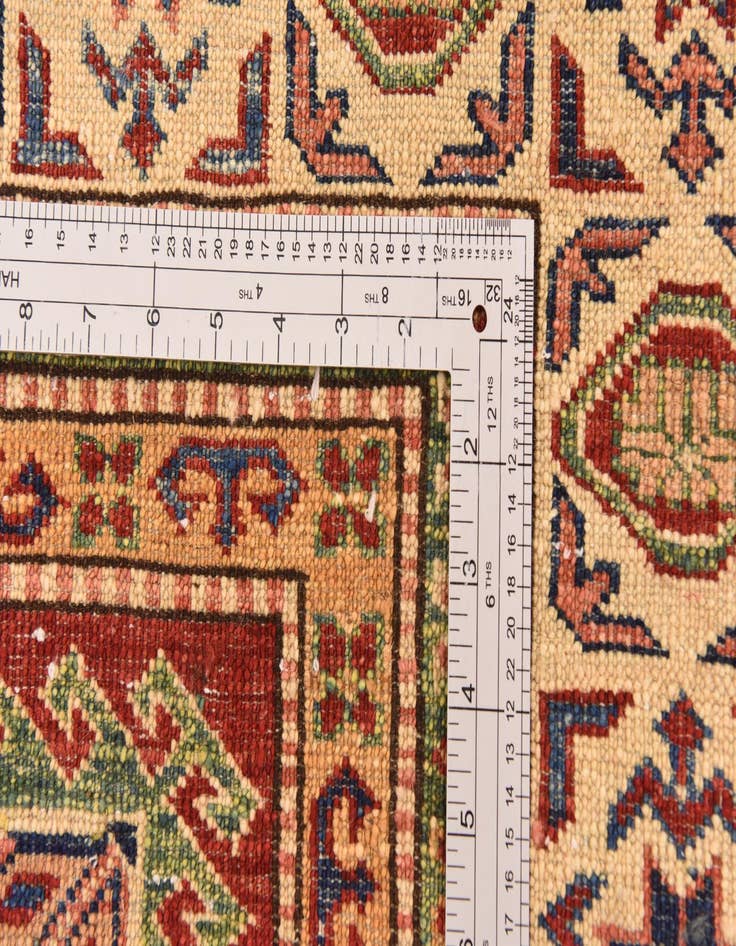 Detail image of  5' 7 x 8'  Hand Knotted Kazak Oriental Rug