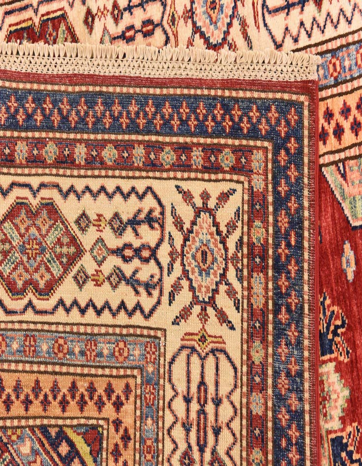 Detail image of  5' 7 x 7' 8  Hand Knotted Kazak Oriental Rug