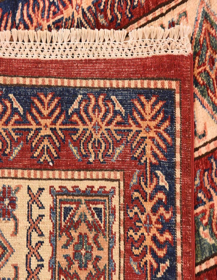 Detail image of  5' 7 x 7' 11  Hand Knotted Kazak Oriental Rug