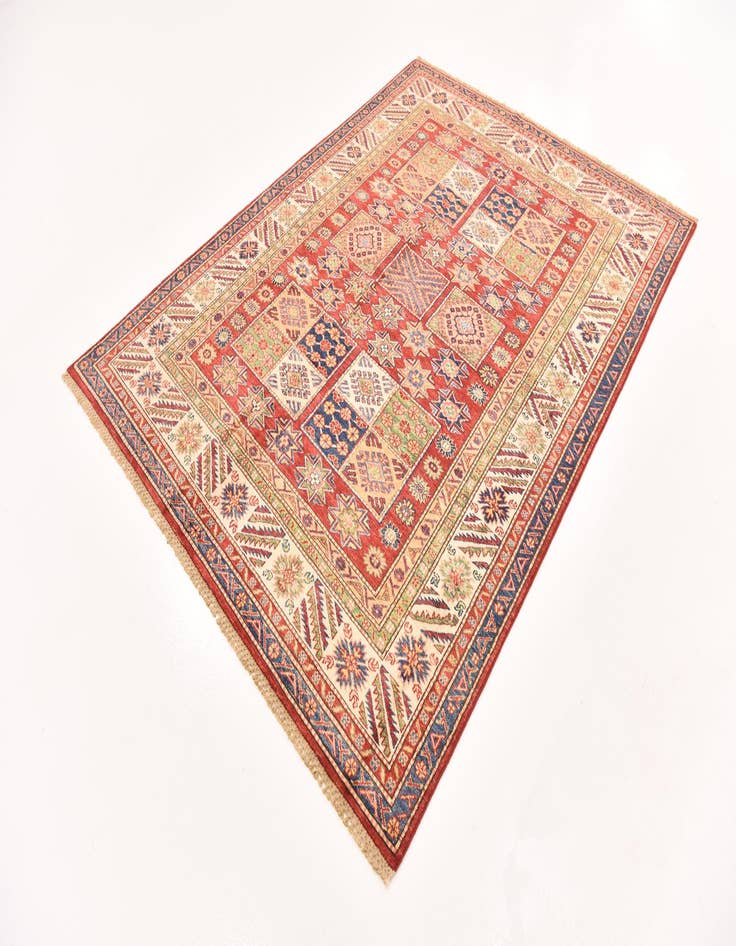 Detail image of  5' 8 x 7' 7  Hand Knotted Kazak Oriental Rug