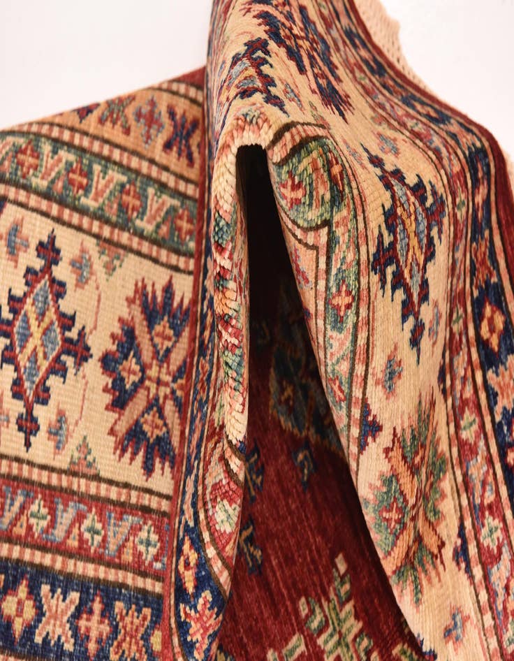 Detail image of  5' 9 x 7' 11  Hand Knotted Kazak Oriental Rug