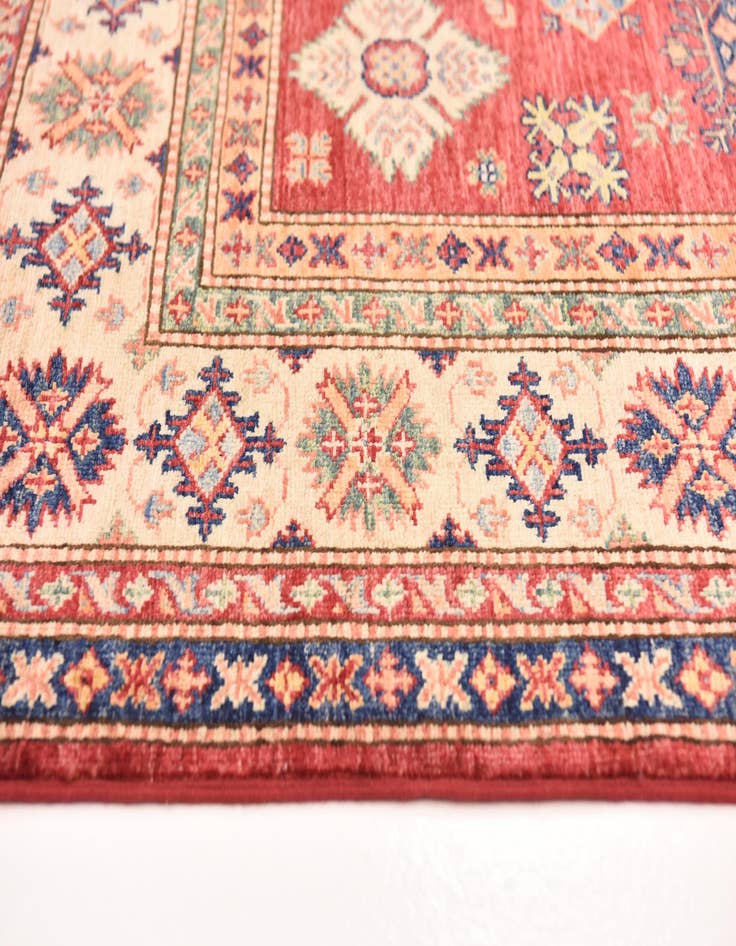 Detail image of  5' 9 x 7' 11  Hand Knotted Kazak Oriental Rug
