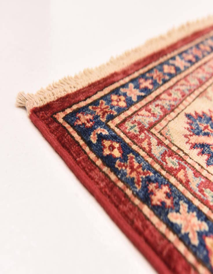 Detail image of  5' 9 x 7' 11  Hand Knotted Kazak Oriental Rug