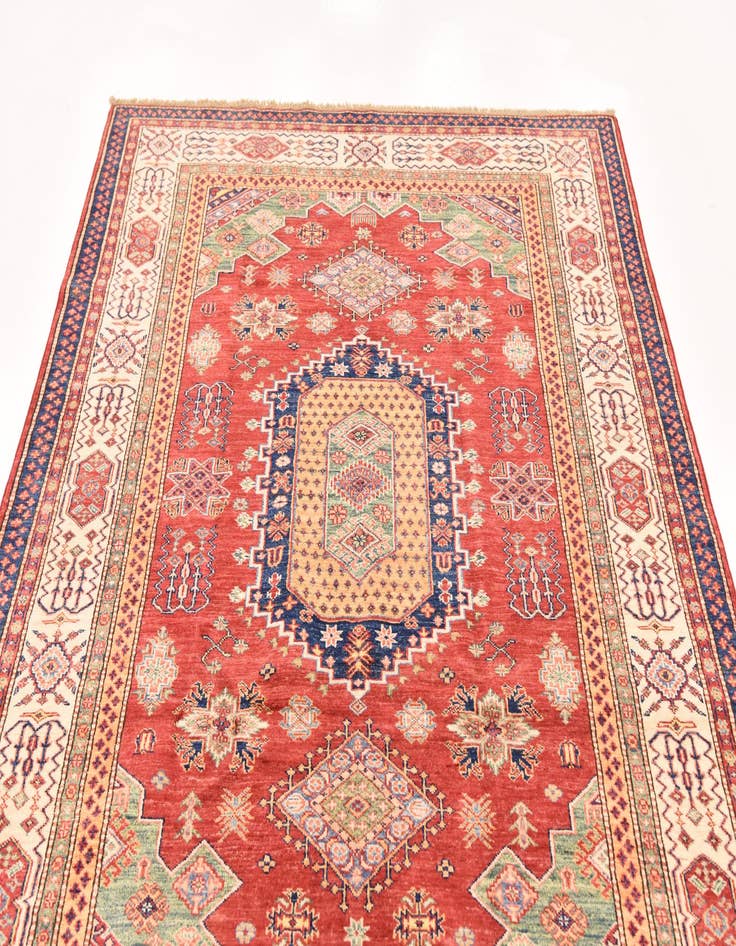 Detail image of  5' 6 x 7' 10  Hand Knotted Kazak Oriental Rug