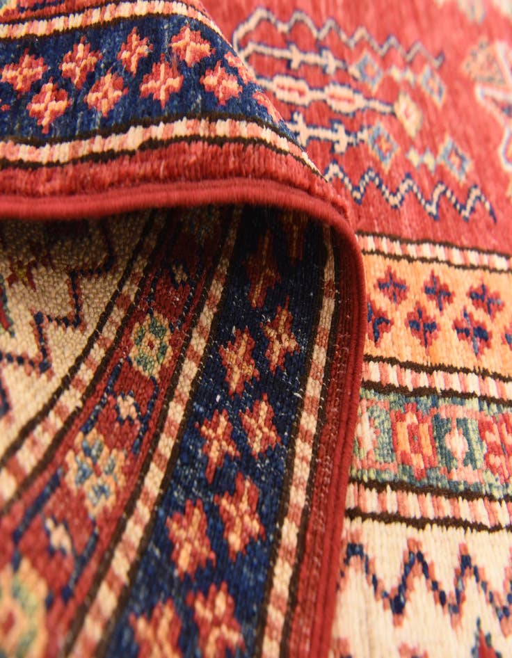 Detail image of  5' 6 x 7' 10  Hand Knotted Kazak Oriental Rug