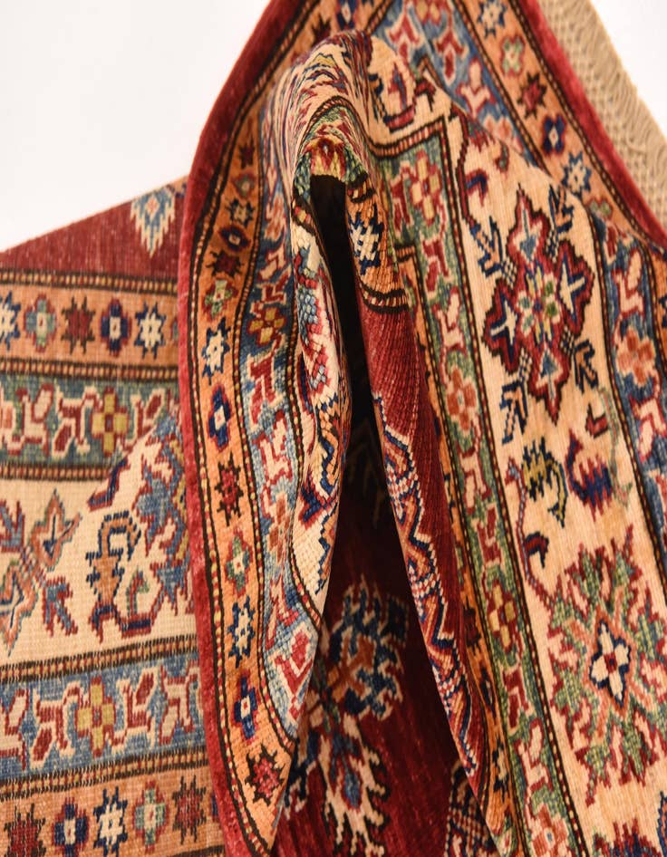 Detail image of  5' 10 x 7' 8  Hand Knotted Kazak Oriental Rug