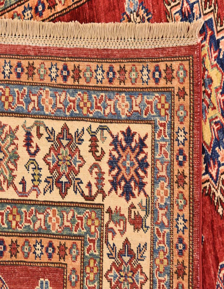 Detail image of  5' 10 x 7' 8  Hand Knotted Kazak Oriental Rug