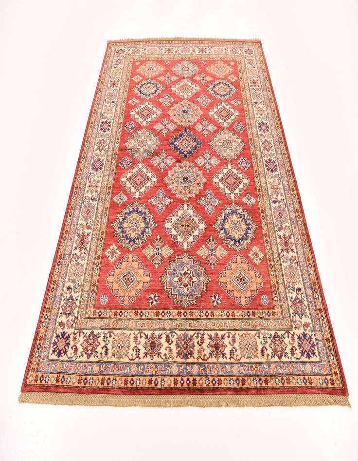 Detail image of  5' 10 x 7' 8  Hand Knotted Kazak Oriental Rug