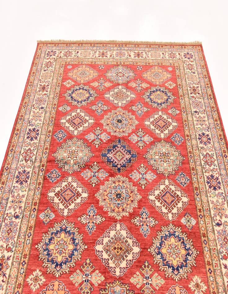 Detail image of  5' 10 x 7' 8  Hand Knotted Kazak Oriental Rug