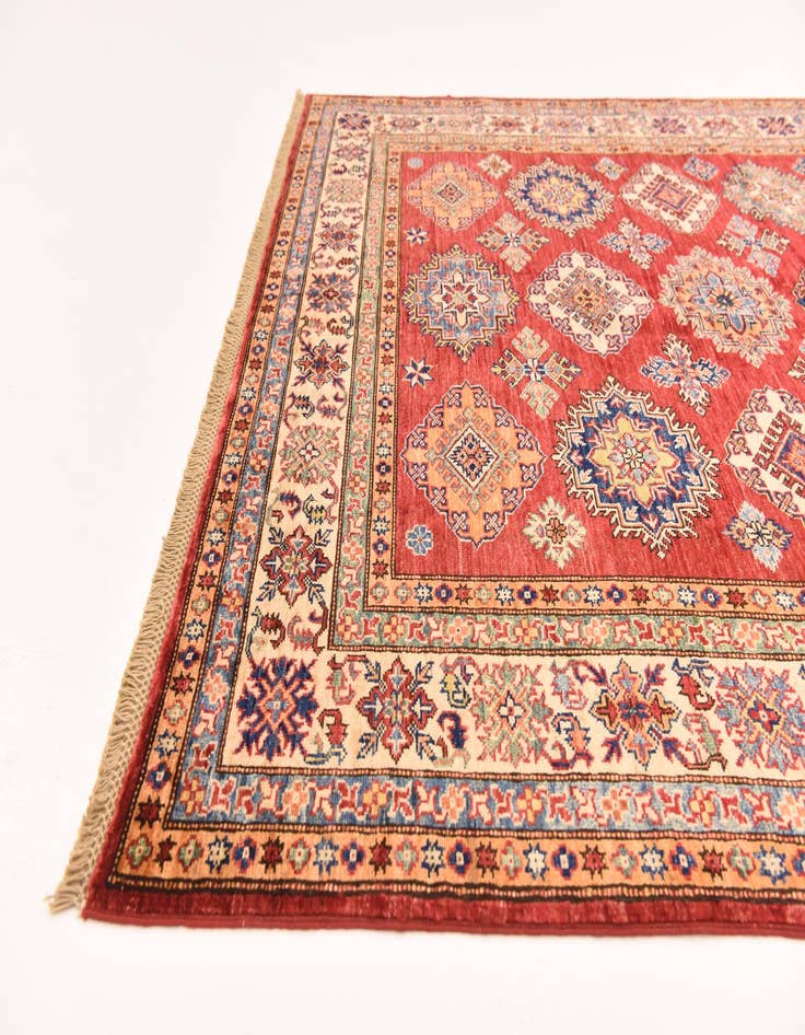 Detail image of  5' 10 x 7' 8  Hand Knotted Kazak Oriental Rug