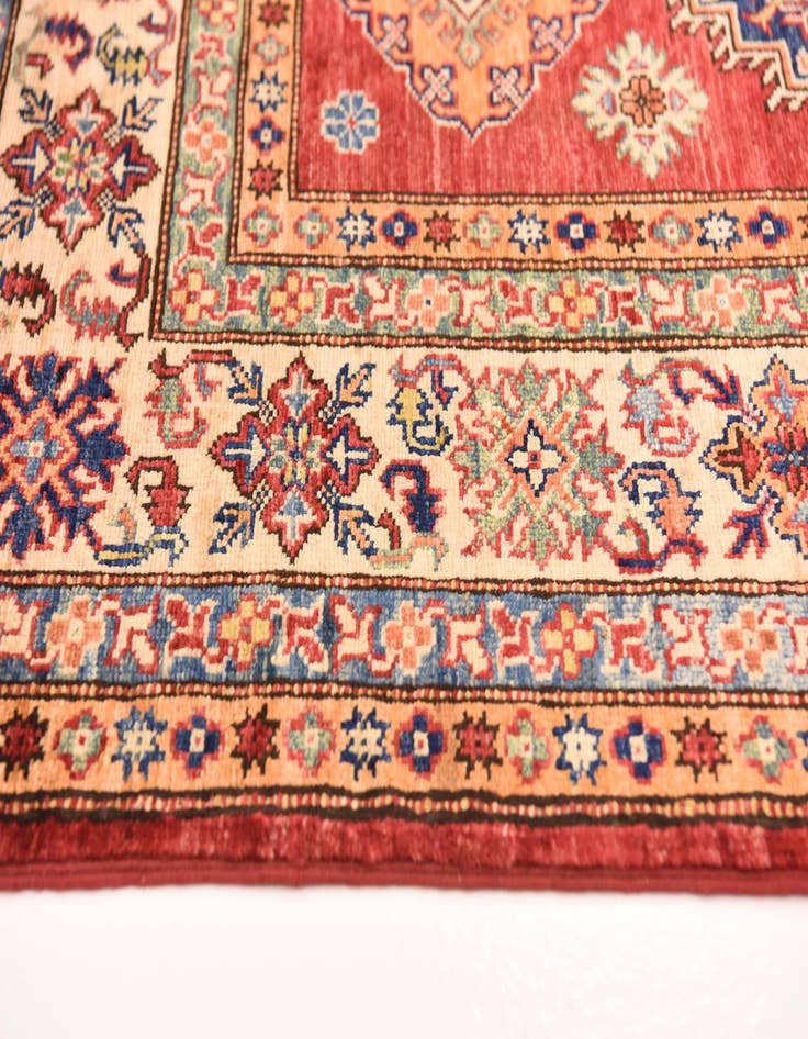 Detail image of  5' 10 x 7' 8  Hand Knotted Kazak Oriental Rug