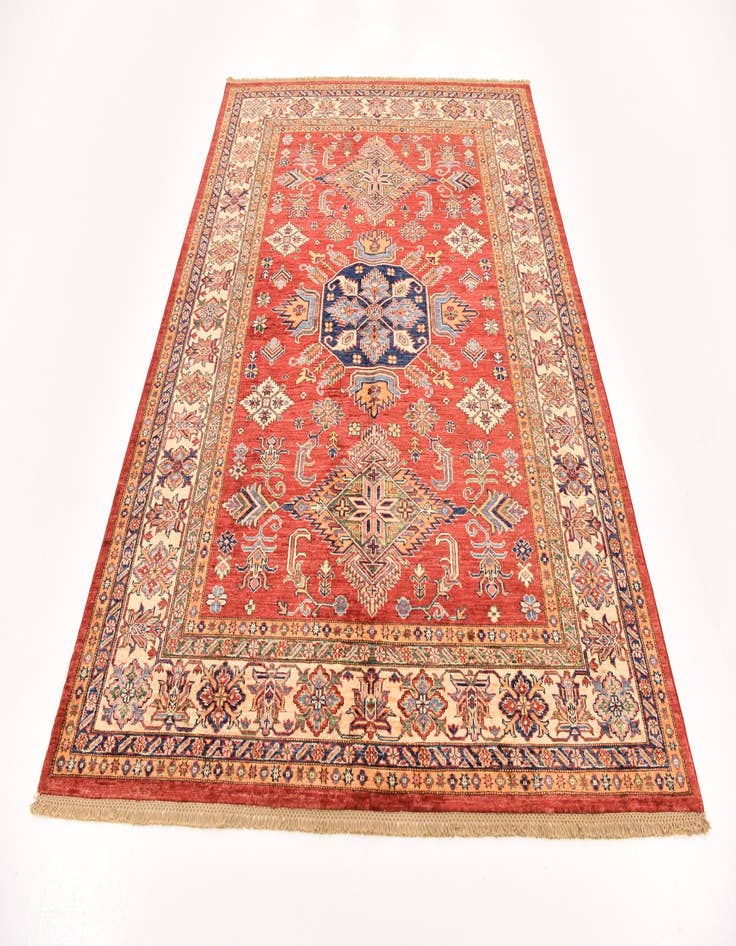 Detail image of  5' 10 x 7' 11  Hand Knotted Kazak Oriental Rug