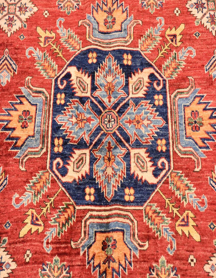 Detail image of  5' 10 x 7' 11  Hand Knotted Kazak Oriental Rug