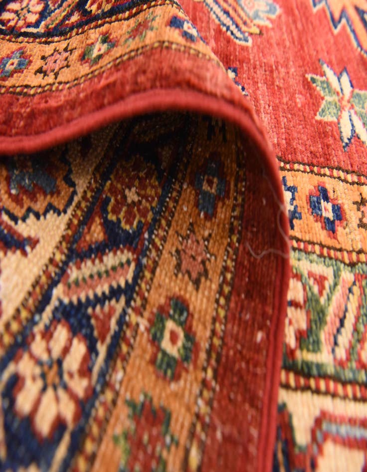 Detail image of  5' 10 x 7' 11  Hand Knotted Kazak Oriental Rug