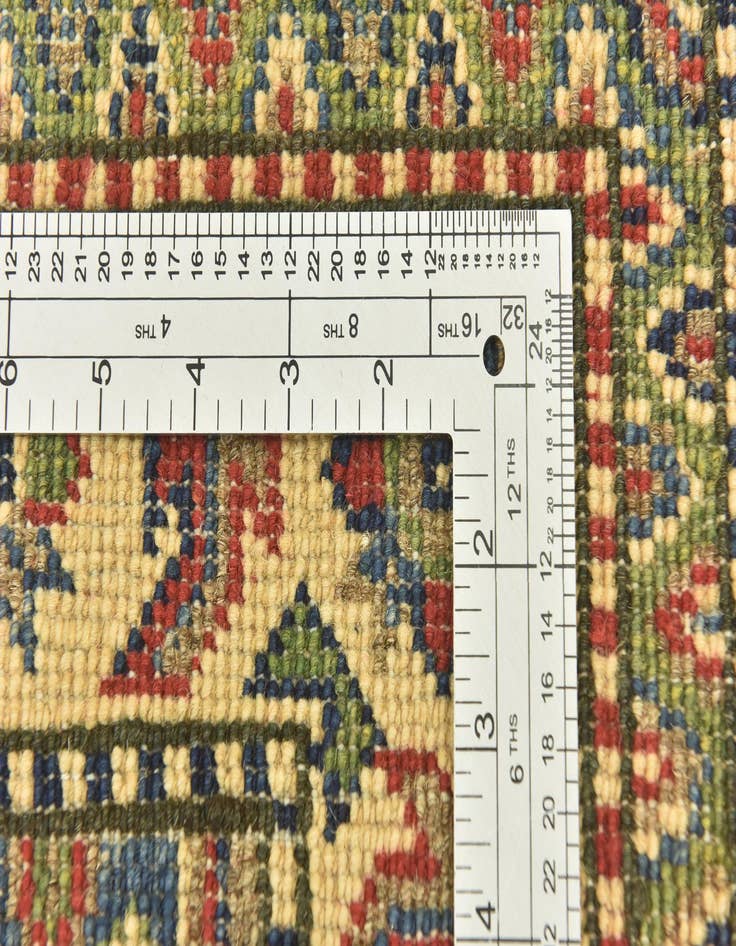 Detail image of  4' 1 x 6' 1  Hand Knotted Kazak Rug