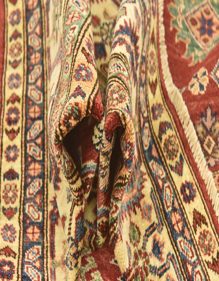 Detail image of  5' 7 x 7' 9  Hand Knotted Kazak Oriental Rug