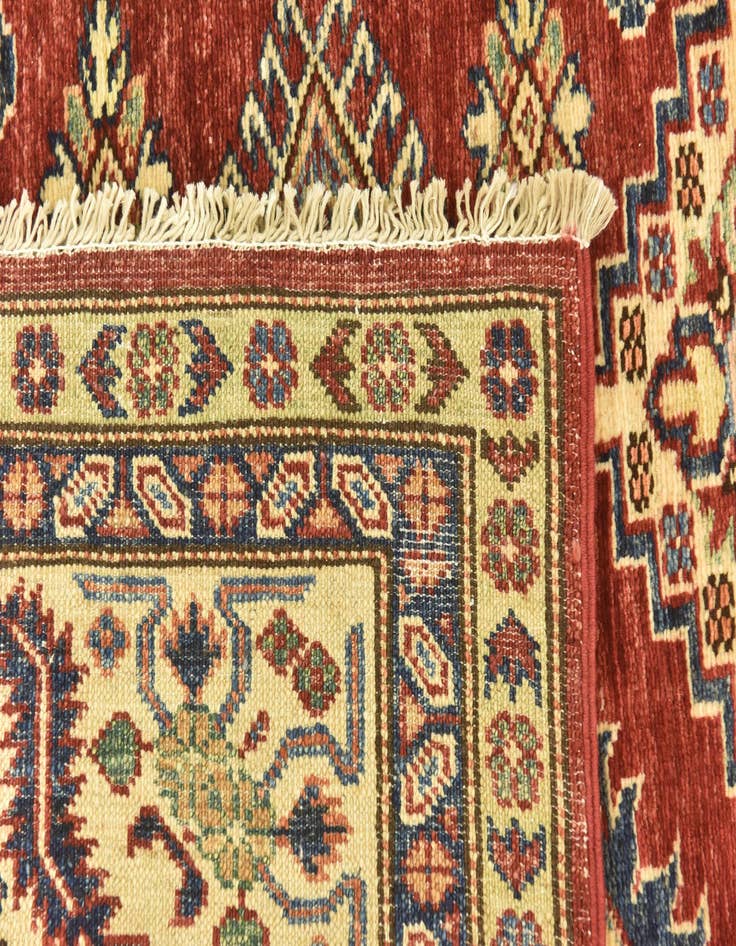 Detail image of  5' 7 x 7' 9  Hand Knotted Kazak Oriental Rug