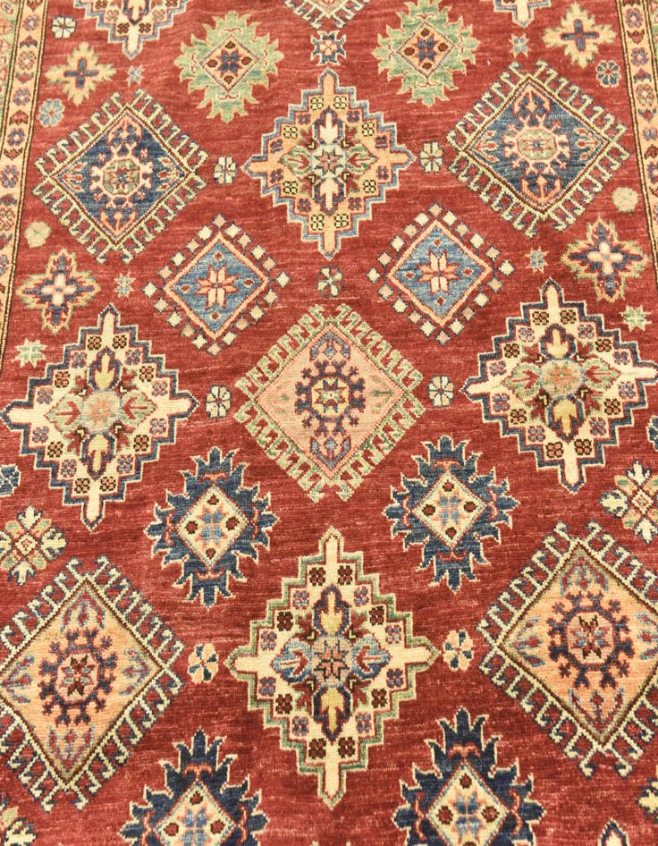 Detail image of  5' 7 x 7' 9  Hand Knotted Kazak Oriental Rug