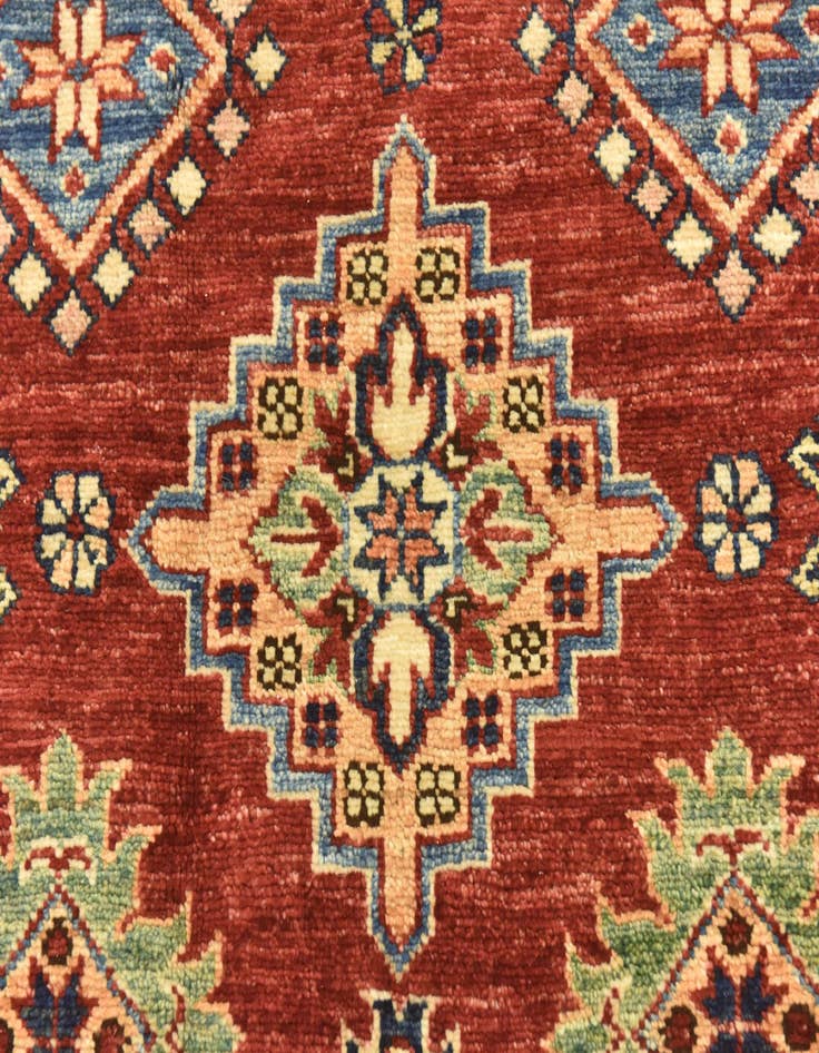 Detail image of  5' 7 x 7' 9  Hand Knotted Kazak Oriental Rug